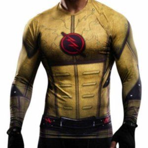 Yellow flash compression shirt